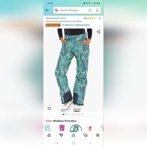 Size large Arctix snow pants